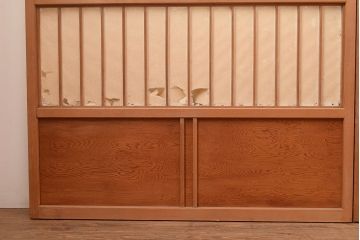 アンティーク建具　凛とした和の美しさ漂う障子戸4枚セット(引き戸、建具)(R-048060)