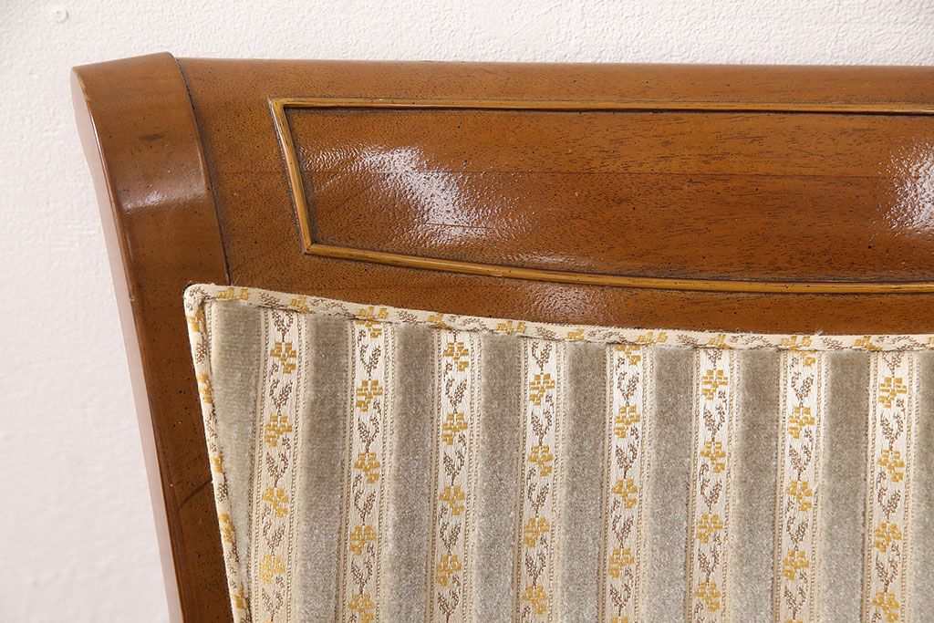 中古　DREXEL HERITAGE(ドレクセルヘリテイジ)のFRANCESCA(フランチェスカ)シリーズ　J917　優美なアームチェア(ダイニングチェア、椅子)(定価約22万円)(R-048061)