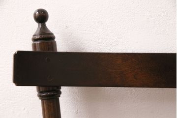 中古 松本民芸家具の凝った装飾が素敵な南京小椅子(イス、チェア)(R-048071)