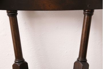 中古 松本民芸家具の凝った装飾が素敵な南京小椅子(イス、チェア)(R-048071)