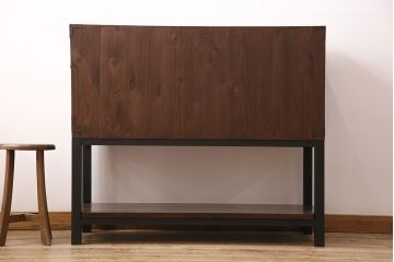 和製アンティーク　リメイク品　和の情緒溢れる米沢箪笥サイドボード(時代箪笥、衣装箪笥、引き出し)(R-048084)