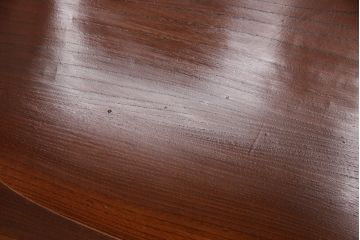 中古　松本民芸家具　ケヤキ材製　木の温もりを感じる上品なボウバックウィンザーチェア(ダイニングチェア、椅子、アームチェア、ウインザーチェア)(R-048093)