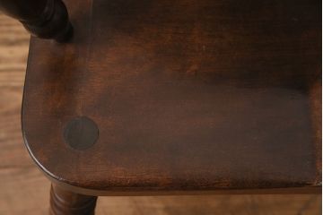 中古　松本民芸家具　#44A型　座り心地の良さと優美なデザインが魅力的なウィンザーチェア(アームチェア、椅子、ウインザーチェア)(定価約18万円)(R-048094)