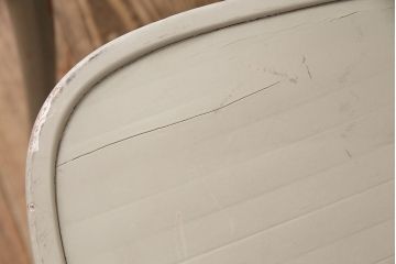 中古　IDEE(イデー)　ペイントそのまま、シャビーな風合いがお洒落なベントウッドチェア2脚セット(椅子、ダイニングチェア)(R-048097)