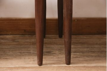 北欧ヴィンテージ　チーク材　珍しいデザインのチェア4脚セット(ダイニングチェア、ビンテージ)(R-048099)