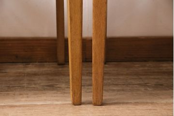イギリスヴィンテージ　オーク材　花柄座面のチェア4脚セット(ダイニングチェア、椅子、ビンテージ)(R-048101)
