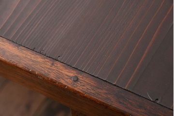 和製アンティーク　シンプルで落ち着いた佇まいが空間に馴染みやすい戸棚(収納棚、キャビネット、飾り棚)(R-048107)