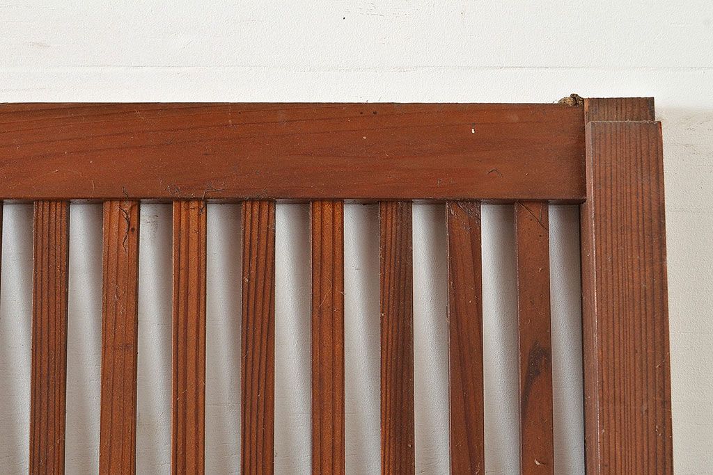 和製アンティーク　昭和初期　上品な和の雰囲気を演出する格子戸3枚セット　(R-048113)