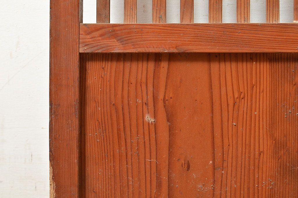 和製アンティーク　昭和初期　上品な和の雰囲気を演出する格子戸3枚セット　(R-048113)