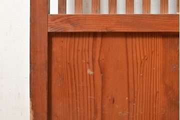 和製アンティーク　上品な和の雰囲気を演出する格子戸3枚セット(引き戸、建具)(R-048113)