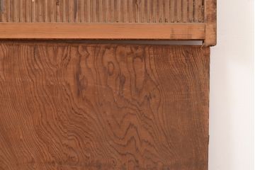 和製アンティーク　和モダンな空間づくりに活躍する万本格子戸(引き戸、障子戸)(R-048125)
