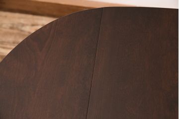 中古美品　松本民芸家具　小ぶりなサイズが嬉しいスツールバタフライ卓(サイドテーブル、エクステンションテーブル)(定価約8万8千円)(R-048126)