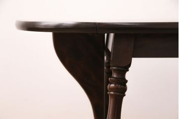 中古美品　松本民芸家具　小ぶりなサイズが嬉しいスツールバタフライ卓(サイドテーブル、エクステンションテーブル)(定価約8万8千円)(R-048126)