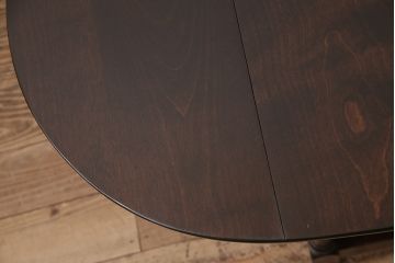 中古　松本民芸家具の#83型　上品な佇まいのバタフライ卓(エクステンションテーブル、サイドテーブル、センターテーブル)(定価約13万5千円)(R-048127)