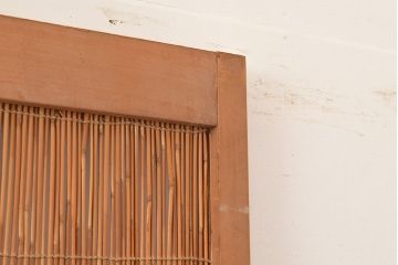和製アンティーク　清々しさを感じさせる御簾戸4枚セット(簾戸、簀戸、葭戸、夏障子、夏戸、葦戸)(R-048136)