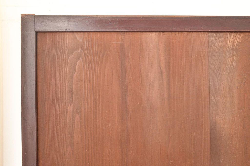 アンティーク建具　大正期　長い歳月を経た味わいが趣溢れる帯戸4枚セット　(R-048142)