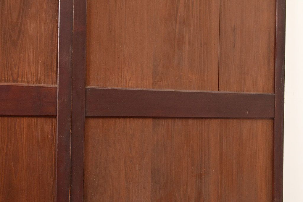 アンティーク建具　大正期　長い歳月を経た味わいが趣溢れる帯戸4枚セット　(R-048142)