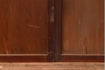 アンティーク建具　大正期　長い歳月を経た味わいが趣溢れる帯戸4枚セット　(R-048142)