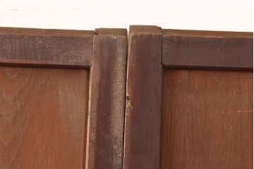 アンティーク建具　大正期　長い歳月を経た味わいが趣溢れる帯戸4枚セット　(R-048142)