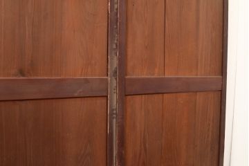アンティーク建具　大正期　長い歳月を経た味わいが趣溢れる帯戸4枚セット　(R-048142)
