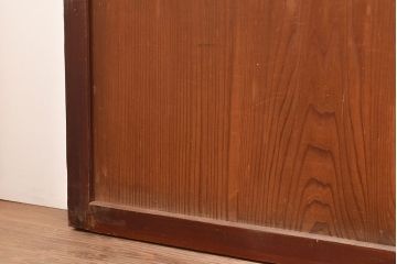 アンティーク建具　大正期　長い歳月を経た味わいが趣溢れる帯戸4枚セット　(R-048142)