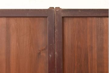 アンティーク建具　大正期　長い歳月を経た味わいが趣溢れる帯戸4枚セット(板戸、引き戸、建具)(R-048142)