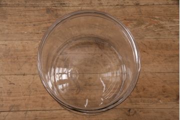 昭和レトロ　レトロ雑貨　お洒落なディスプレイを楽しめる大きなガラス瓶(ガラスビン、キャニスター)(R-048156)