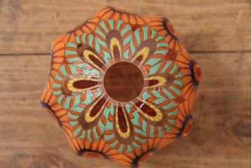 ビンテージ照明　ベネチアンガラス?　幻想的なムードを演出するペンダントライト(天井照明、吊り下げ照明、ヴェネチアングラス)(R-048160)