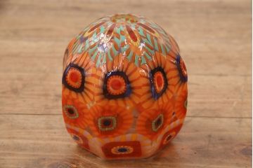 ビンテージ照明　ベネチアンガラス?　幻想的なムードを演出するペンダントライト(天井照明、吊り下げ照明、ヴェネチアングラス)(R-048160)