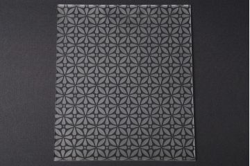 非売品　リメイク用ガラスパーツ　ラフジュ工房オリジナル　花菱紋様ガラス(新品ガラス)(R-048172)