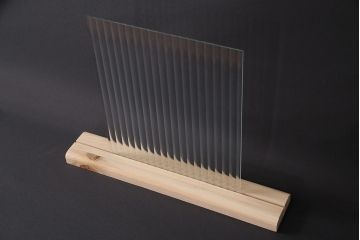 非売品　リメイク用ガラスパーツ　レトロな雰囲気を醸し出すモールガラス(アンティークガラス)(R-048176)