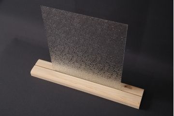 非売品　リメイク用ガラスパーツ　レトロな雰囲気を醸し出すダイヤガラス(アンティークガラス)(R-048177)