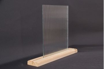 非売品　リメイク用ガラスパーツ　レトロな印象を与えるモールガラス(新品ガラス)(R-048178)