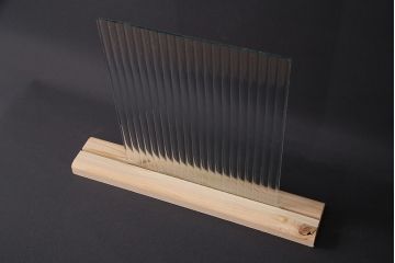 非売品　リメイク用ガラスパーツ　レトロな印象を与えるモールガラス(新品ガラス)(R-048178)