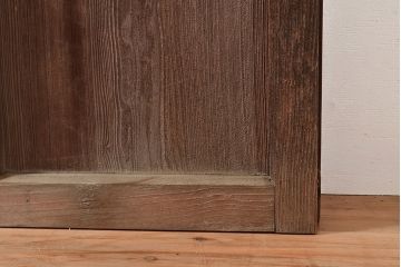 アンティーク建具　大正ロマンな雰囲気漂うガラス戸4枚セット(引き戸、玄関戸、建具)(R-048180)