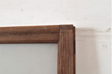 アンティーク建具　大正ロマンな雰囲気漂うガラス戸3枚セット(引き戸、玄関戸、建具)(R-048181)