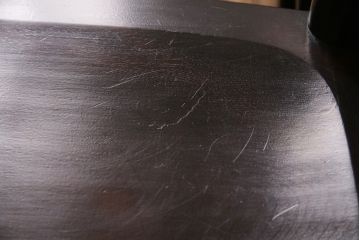 中古　松本民芸家具　シンプルでシックなダイニングチェア2脚セット(イス、椅子)(R-048200)