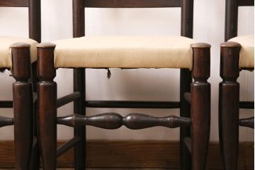 ビンテージ　松本民芸家具　NB型チェア4脚セット(ダイニングチェア、椅子、ヴィンテージ)(R-048201)