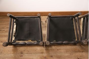 ビンテージ　松本民芸家具　NB型チェア4脚セット(ダイニングチェア、椅子、ヴィンテージ)(R-048202)