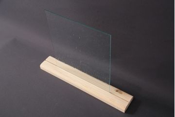 非売品　リメイク用ガラスパーツ　レトロな印象を与える気泡ガラス(ビンテージガラス)(R-048204)