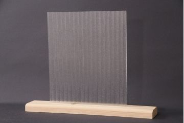 非売品　リメイク用ガラスパーツ　レトロな雰囲気を醸し出す銀モールガラス(アンティークガラス)(R-048206)