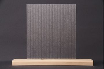 非売品　リメイク用ガラスパーツ　レトロな雰囲気を醸し出す銀モールガラス(アンティークガラス)(R-048206)