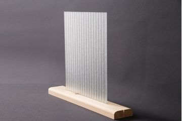 非売品　リメイク用ガラスパーツ　レトロな雰囲気を醸し出す銀モールガラス(アンティークガラス)(R-048206)