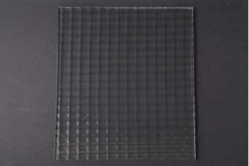 非売品　リメイク用ガラスパーツ　レトロな印象を与えるチェッカーガラス(新品ガラス)(R-048207)