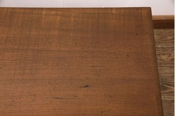 和製アンティーク　透かし彫りが可愛らしい文机(座卓、ローテーブル、センターテーブル)(R-048211)