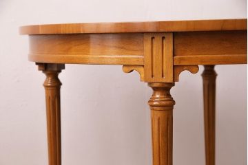 中古　DREXEL HERITAGE(ドレクセルヘリテイジ)　Et Cetera(エトセトラ) 小ぶりなサイズのラウンドテーブル(ダイニングテーブル)(R-048215)