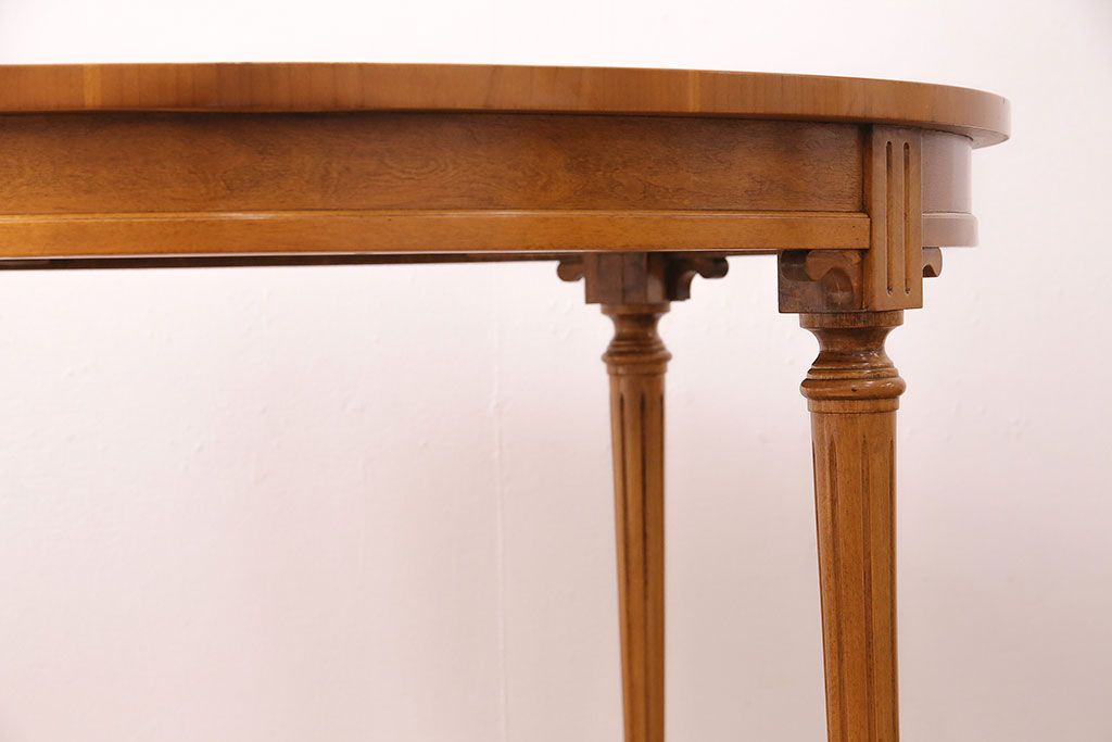 中古　DREXEL HERITAGE(ドレクセルヘリテイジ)　Et Cetera(エトセトラ) 小ぶりなサイズのラウンドテーブル(ダイニングテーブル)(R-048215)