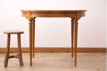 中古　DREXEL HERITAGE(ドレクセルヘリテイジ)　Et Cetera(エトセトラ) 小ぶりなサイズのラウンドテーブル(ダイニングテーブル)(R-048215)