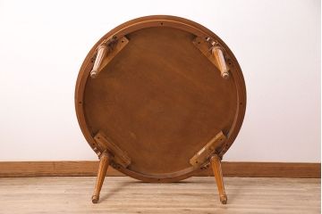 中古　DREXEL HERITAGE(ドレクセルヘリテイジ)　Et Cetera(エトセトラ) 小ぶりなサイズのラウンドテーブル(ダイニングテーブル)(R-048215)