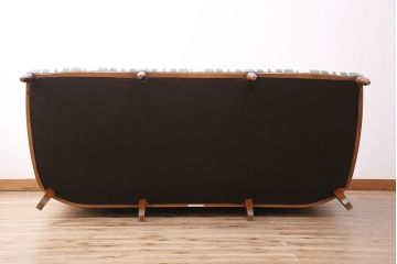 中古　美品　maruni(マルニ木工)　BRITANNIA British classic style　優雅な雰囲気を演出してくれるブリタニアシリーズのソファ(定価約86万円)(3人掛け)(R-048216)